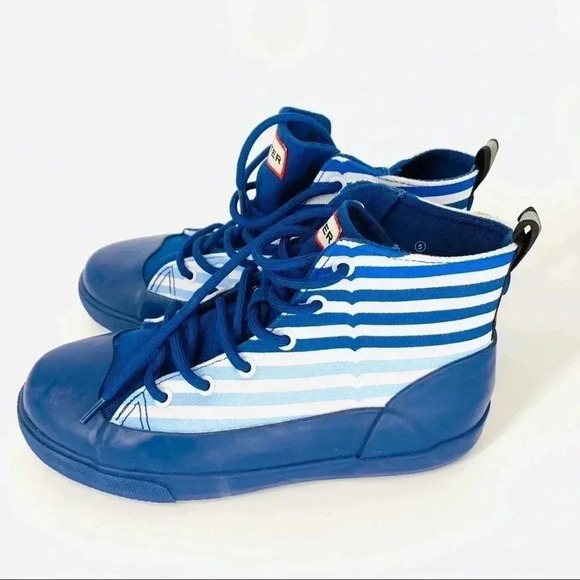 Hunter for Target NWOT striped unisex high tops - Picture 2 of 7